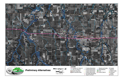 Original Corridor Alternatives