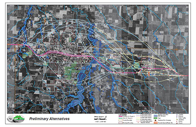 Original Corridor Alternatives